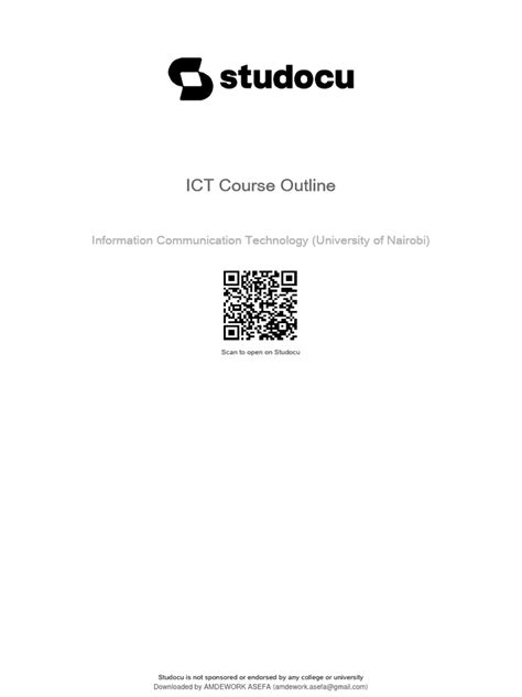 Image result for ICT Module Two Course Outline