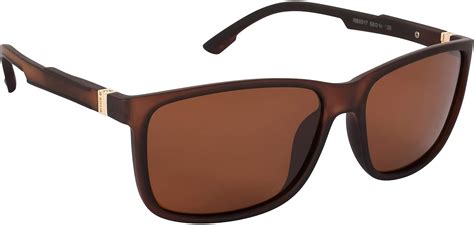 Buy AISLIN® Polarized Unisex Wayfarer/Rectangular Sunglasses - (Brown ...