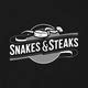 Entry #71 by azmalhtech for Retro Snakes & Steak Logo Design | Freelancer