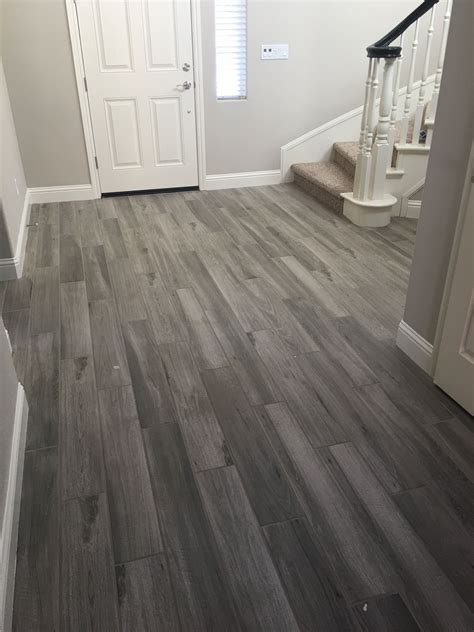 Grey Wood Floors for a Modern Home