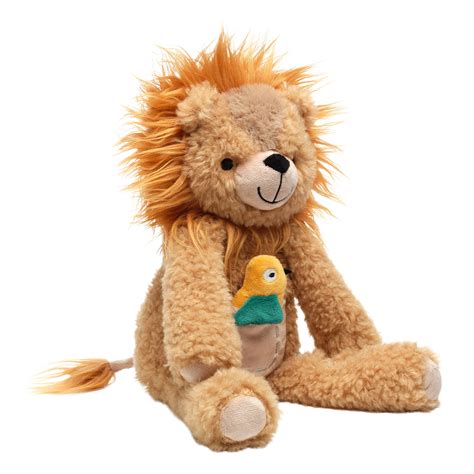 Lambs & Ivy Jungle Friends Plush Lion with Bird | Ubuy India