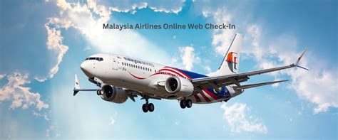 Malaysia Airlines Online Web Check-In Process Explained