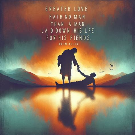 What does John 15:13 mean? | Bible Art