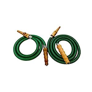METIER® Hookah Hose Pipe 1.5 Meter Set Of 2 Pcs (Green) Pack Of 2 ...