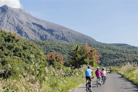 E-bike Hill Clim Tour to the No-Entry Zone of Sakurajima Volcano in ...