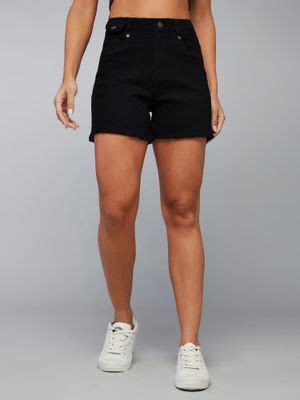 Buy DOLCE CRUDO Women's Black Relaxed High Rise Regular Length ...