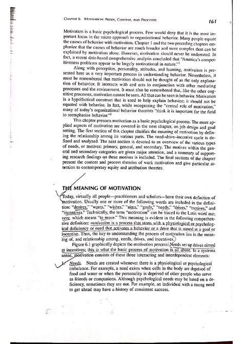 WORK Motivation Theories ( Luthans) - Bachelor of Arts - Studocu