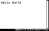 GNUScroll v0.9 - ticalc.org
