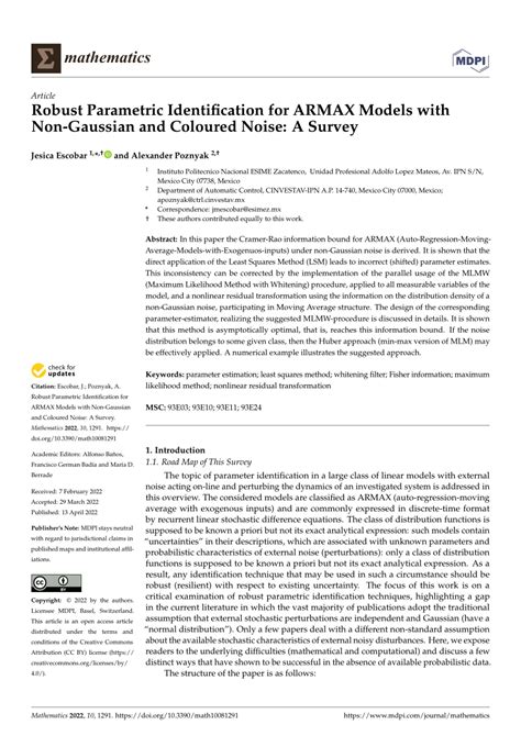 Image result for Parametric Models ARX Armax MATLAB