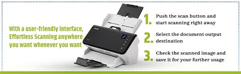 Kodak E1040 Document Scanner, High Speed Scanner, USB Connectivity ...