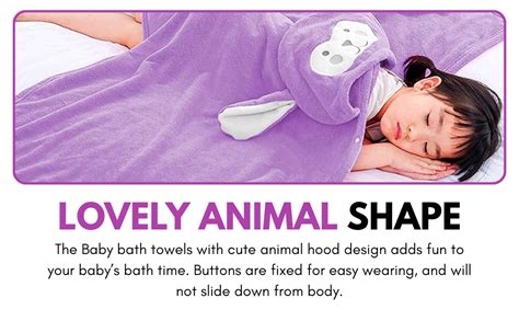 Buy Belanto Baby Bath Towel with Hood, Ultra Soft Hooded Baby Towels ...