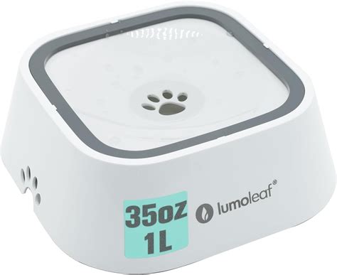 UPSKY Dog Water Bowl Upgrade 70oz Large Capacity Dog Bowl No-Spill Slow ...