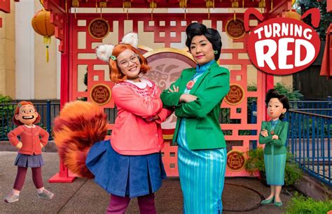 'Turning Red' Mei and Ming Lee Character Meet-and-Greet - Pixar Post