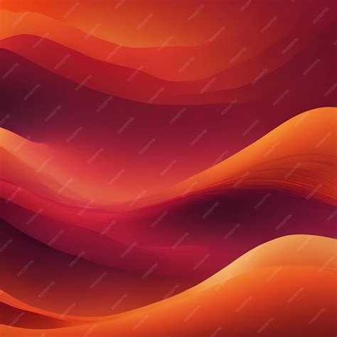Modern orange color gradient panorama background | Premium AI-generated ...