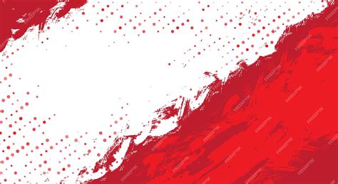 Red And White Grunge Background