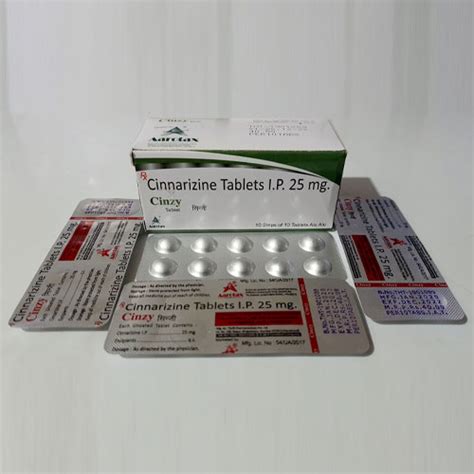 CINZY-25 Tablets Aarotax Pharmaceuticals Pvt. Ltd.