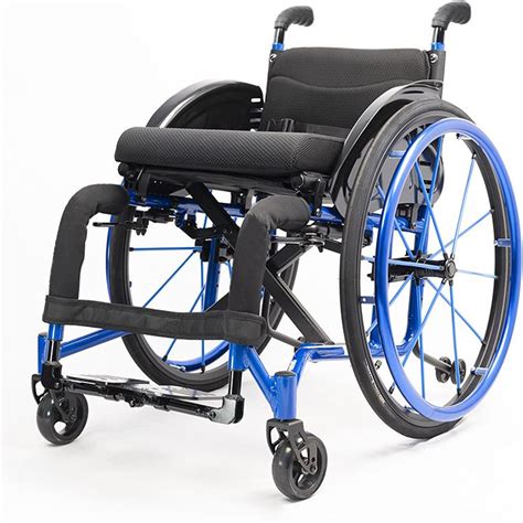 Folding Sports Wheelchair, Lightweight Wheelchair for Adults ...
