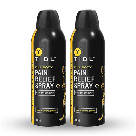 TIDL Full Body Pain Relief Cryotherapy Spray - Advanced Pain Relief for ...