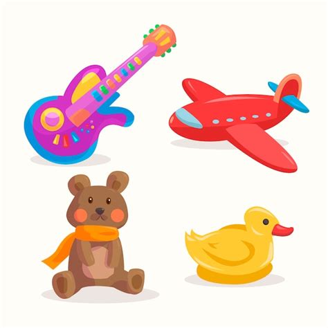 Weihnachtsspielzeug-Sammlungshand gezeichnet | Kostenlose Vektor