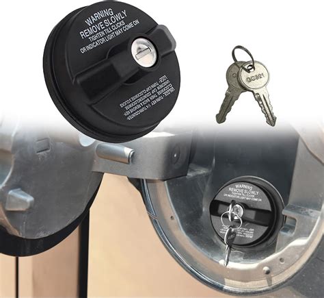 CHRYMUM Gas Cap Lock, Locking Gas Cap with Key for Toyota 4Runner ...