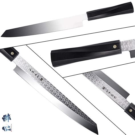 TUO Sashimi Sushi Yanagiba Knife - Japanese Kitchen Knife 8.25" with ...