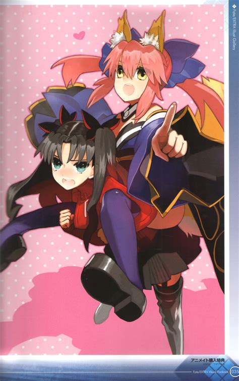 tamamo, tamamo no mae, and tohsaka rin (fate and 1 more) drawn by wada ...