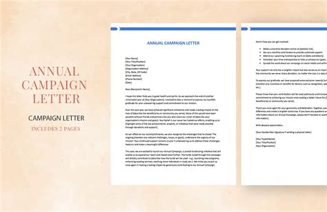 Campaign Letter Example 的图像结果