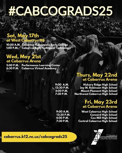 Cabarrus County Schools | 🎓#CabCoGrads25 HQ! 🎓 The official hub for ...