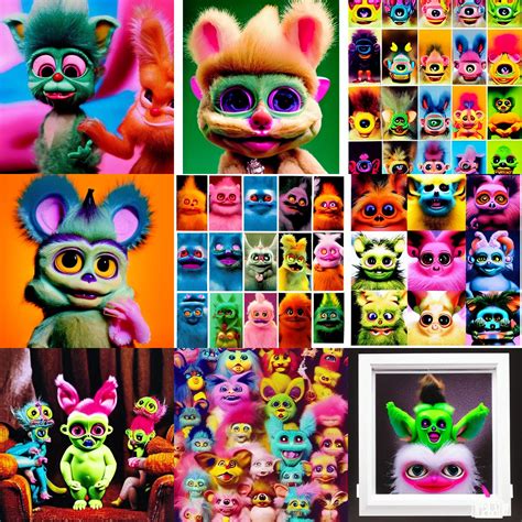 hyperreal hindu furby rat fink barbie kewpie dragon | Stable Diffusion ...
