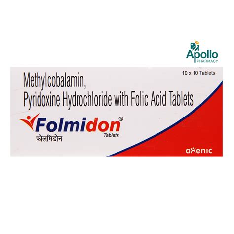 Folmidon Tablet 10's Price, Uses, Side Effects, Composition - Apollo ...