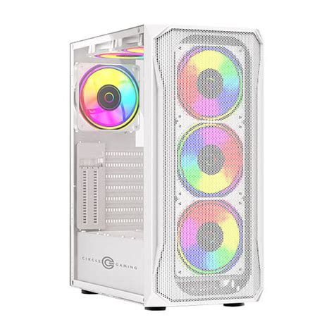 Circle Elegantor X1 RGB ATX White Cabinet