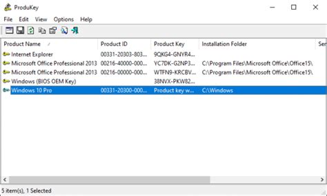 Image result for ProduKey Windows 1.0