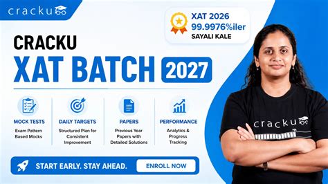 Cracku XAT Batch 2027, Mock Tests, Daily Targets, Papers