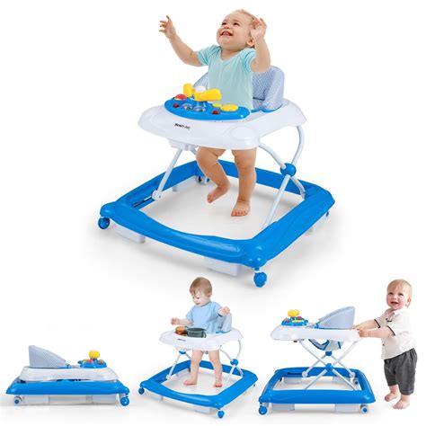 Amazon.com : HONEY JOY Baby Walker, 5 in 1 Infant Activity Walker with ...