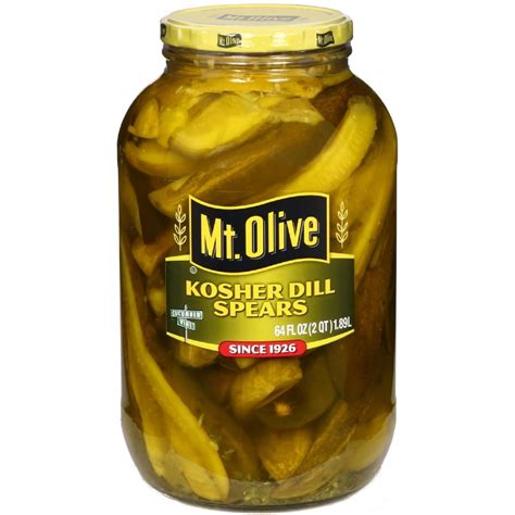 Mt Olive, Kosher Dill Spears Pickles | Fig App