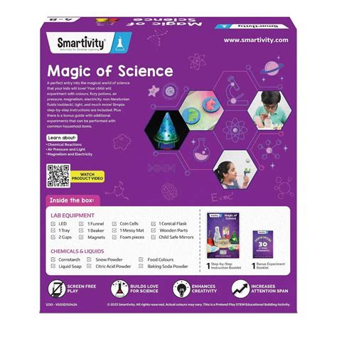Naivri Smartivity Science Kit - 50+ STEM Activities, Ages 4+