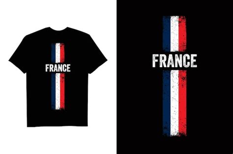 T-shirt France Flag Soccer Football Jersey 2022 Flag | Vecteur Premium
