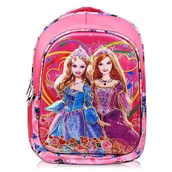 Buy Stylbase Barbie 3d School Bag For Girls Cartoon Printed Waterproof ...