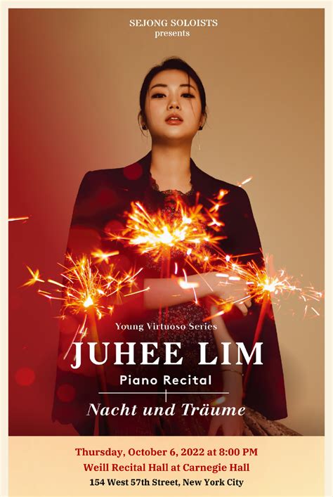 Juhee Lim, Piano “Nacht und Träume” — Korean Cultural Center New York