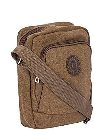 AllExtreme Canvas Small Multi-pocket Messenger Casual Shoulder Travel ...