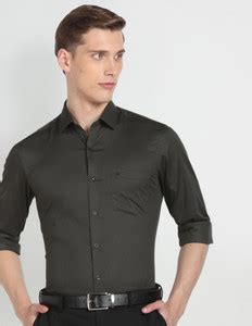 ARROW Men Printed Formal Grey Shirt - Buy ARROW Men Printed Formal Grey ...