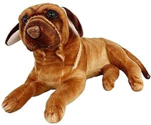 Buy Kraftix Side-Lying Brown Dog Stuffed Plush Soft Toy Doll Teddy Bear ...