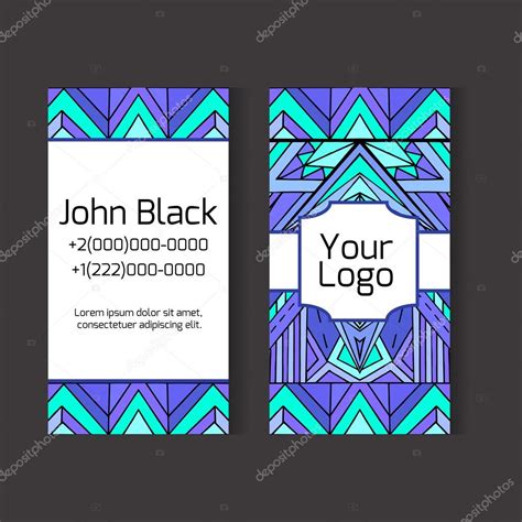2 Sided Business Card Template 的图像结果