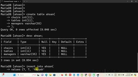 Image result for CreateDatabase in Command Prompt