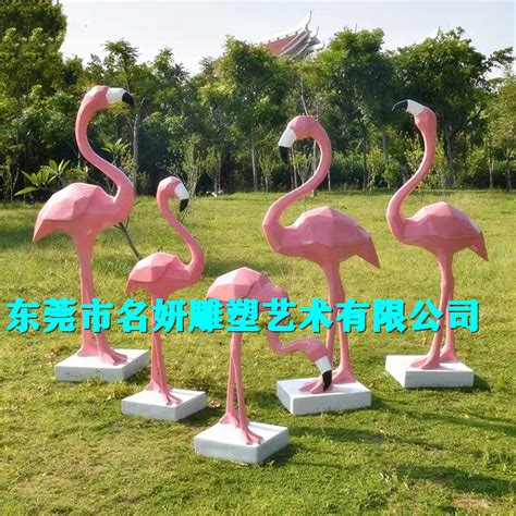 火烈鸟 (1)玻璃钢雕塑_曲阳县华雄园林雕塑有限公司