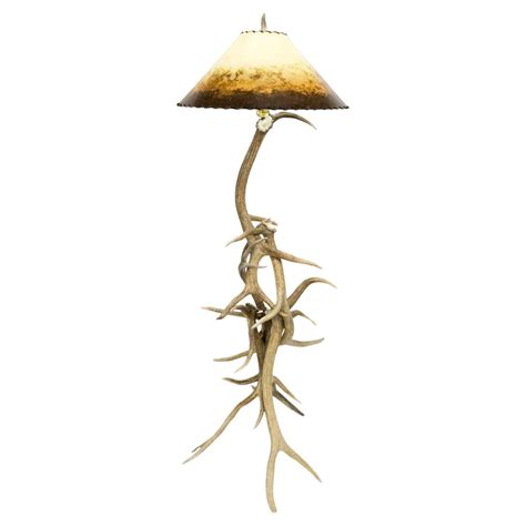 Elk Antler Floor Lamp For Sale at 1stDibs