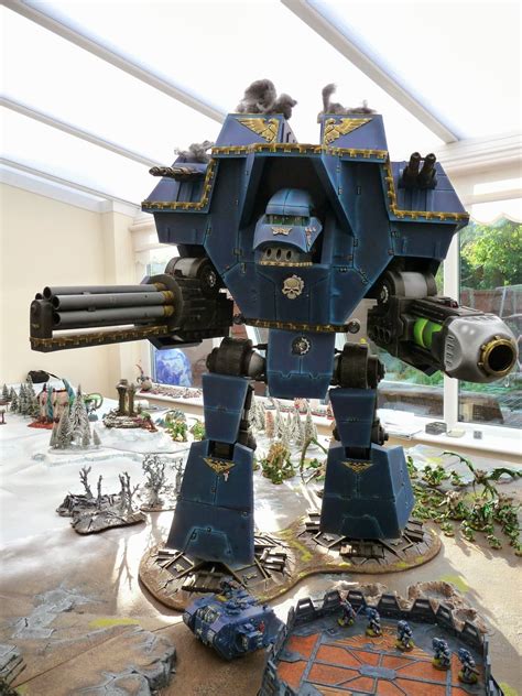 40k-scale Imperial Warlord Titan. Wow. | Warhammer eldar, Warhammer 40k ...