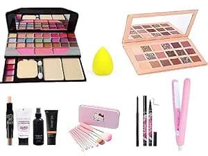 Just Tya 6155 Multicolor Makeup Kit with 1 Nude Eyeshadow Palette, 7 ...
