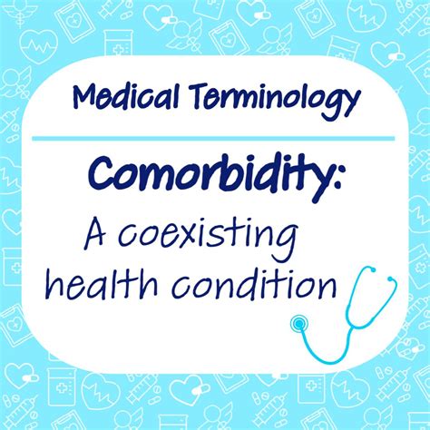 Comorbidity: Medical Terminology | Medical terminology, Health conditions, Medical