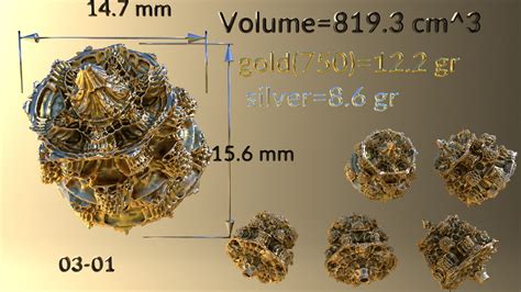 Mandelbrot Fractals - 3D Model by reactor7070